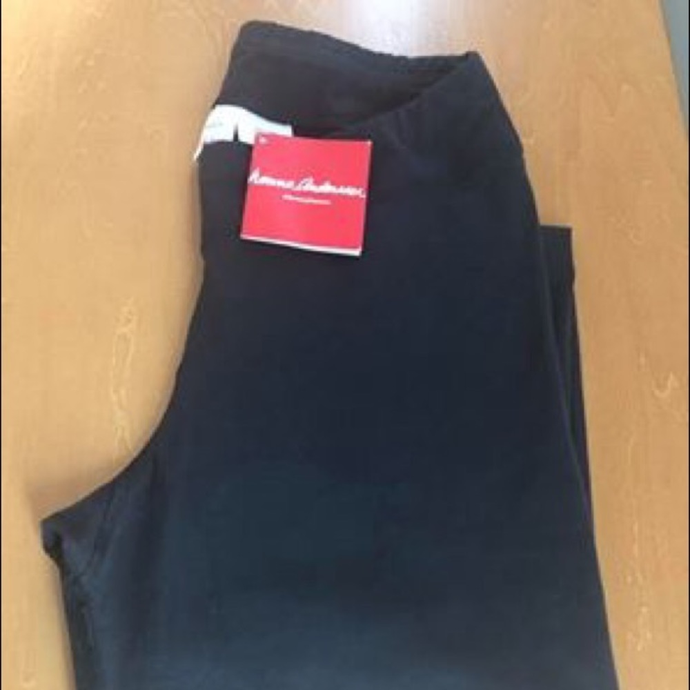 Hanna Andersson girls black leggings size 160